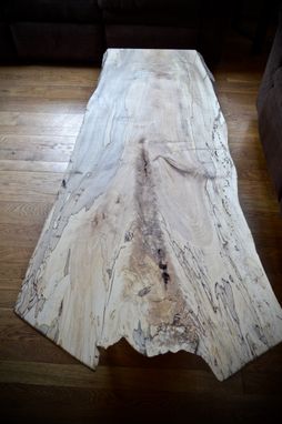 Custom Made Live Edge Spalted Maple Coffee Table