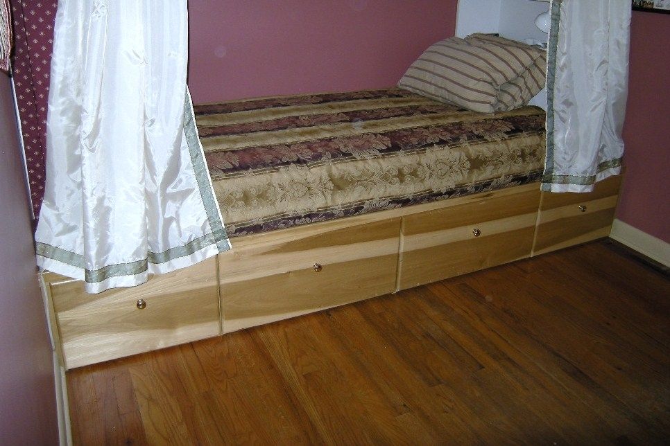 Custom Made Under Bed Storage Cabinet By Accent Products
