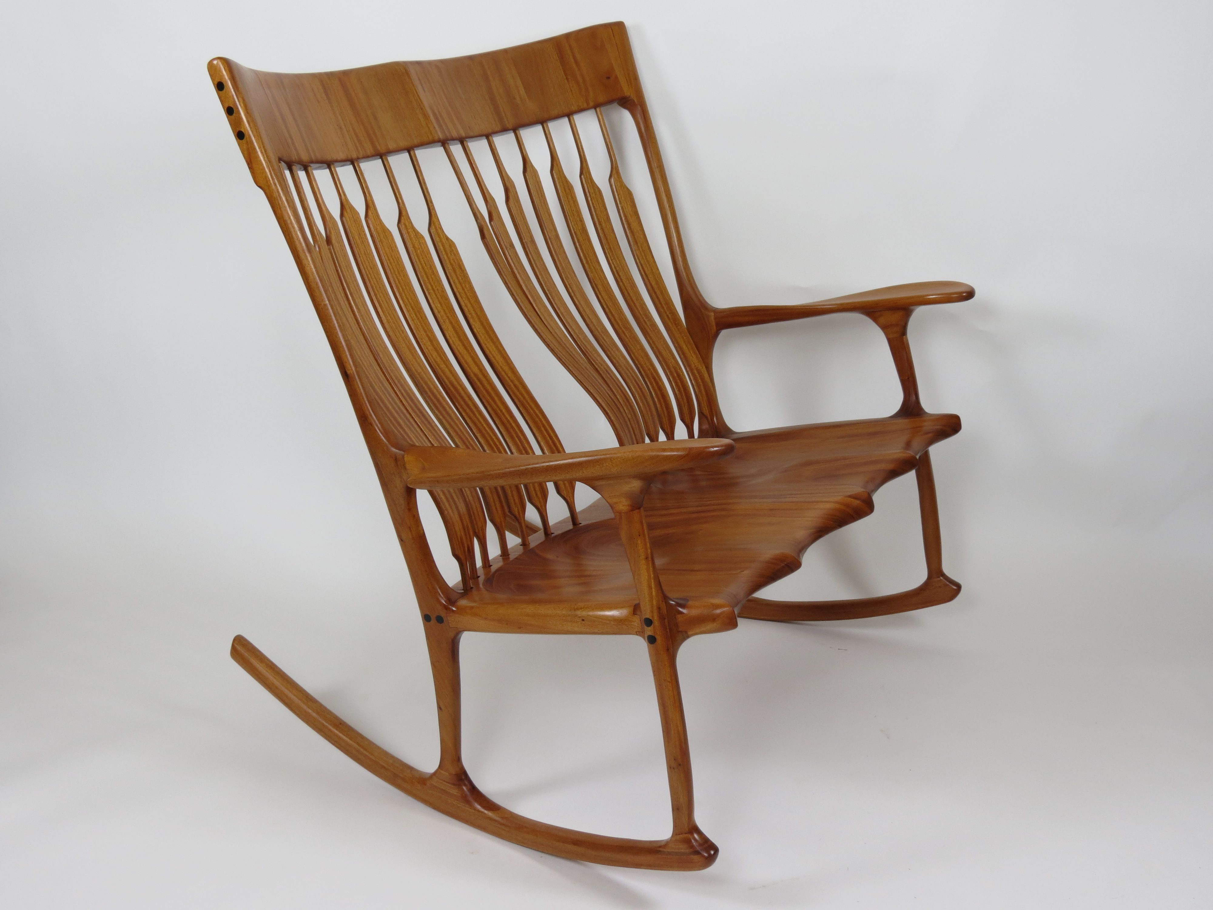 Custom Made Double Rocking Chair by Lost Creek Woodworking | CustomMade.com