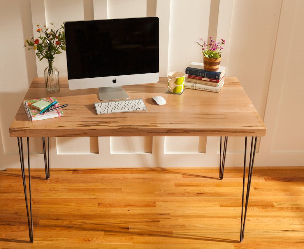 Handmade Mid Century Modern Desk Featuring An Ambrosia ...