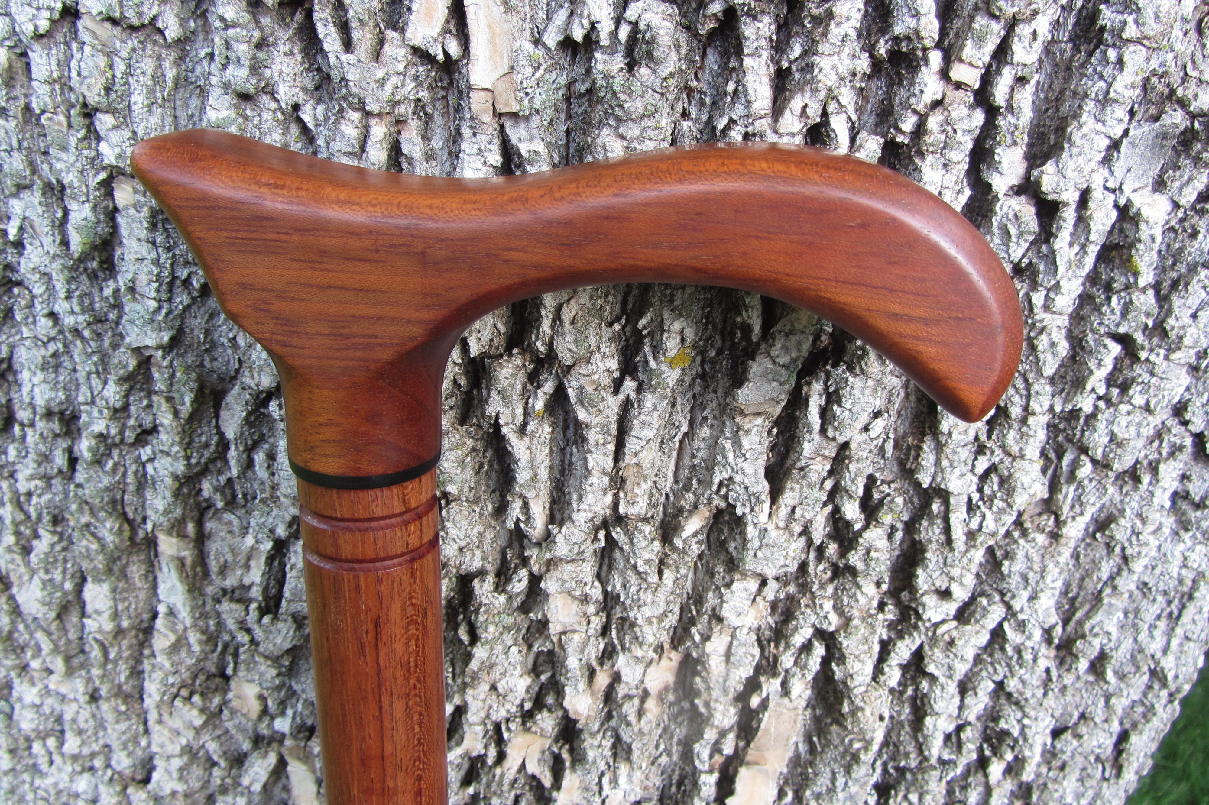Buy Custom Made Walking Cane/Stick Handmade Of Brazilian Cherry And