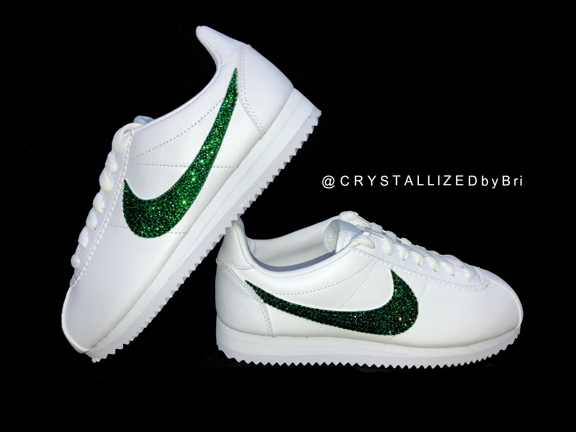 Buy Hand Made Nike Crystallized Classic Cortez Women's Sneakers