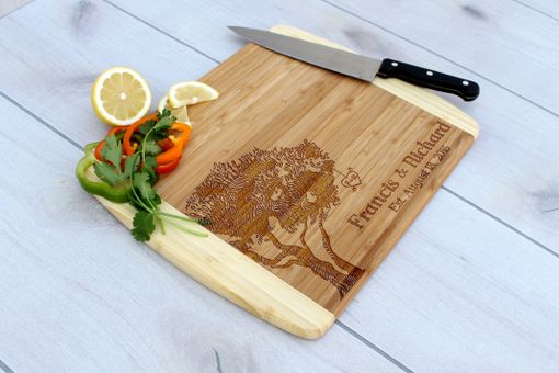 Custom Made Personalized Cutting Board, Engraved Cutting Board, Custom Wedding Gift – Cb-Bam-Francis & Richard