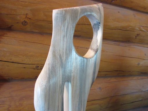 Custom Made Sculpted Wood Mid Century Modern Style Arp Barbara Hepworth Amazing 32 Inches!