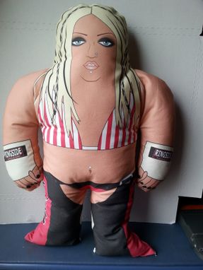 Custom Made Xtina Aguilera Wrestler Buddy Pillow