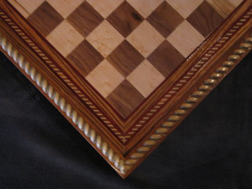 Custom Made Tabletop Checker/ Chess Board