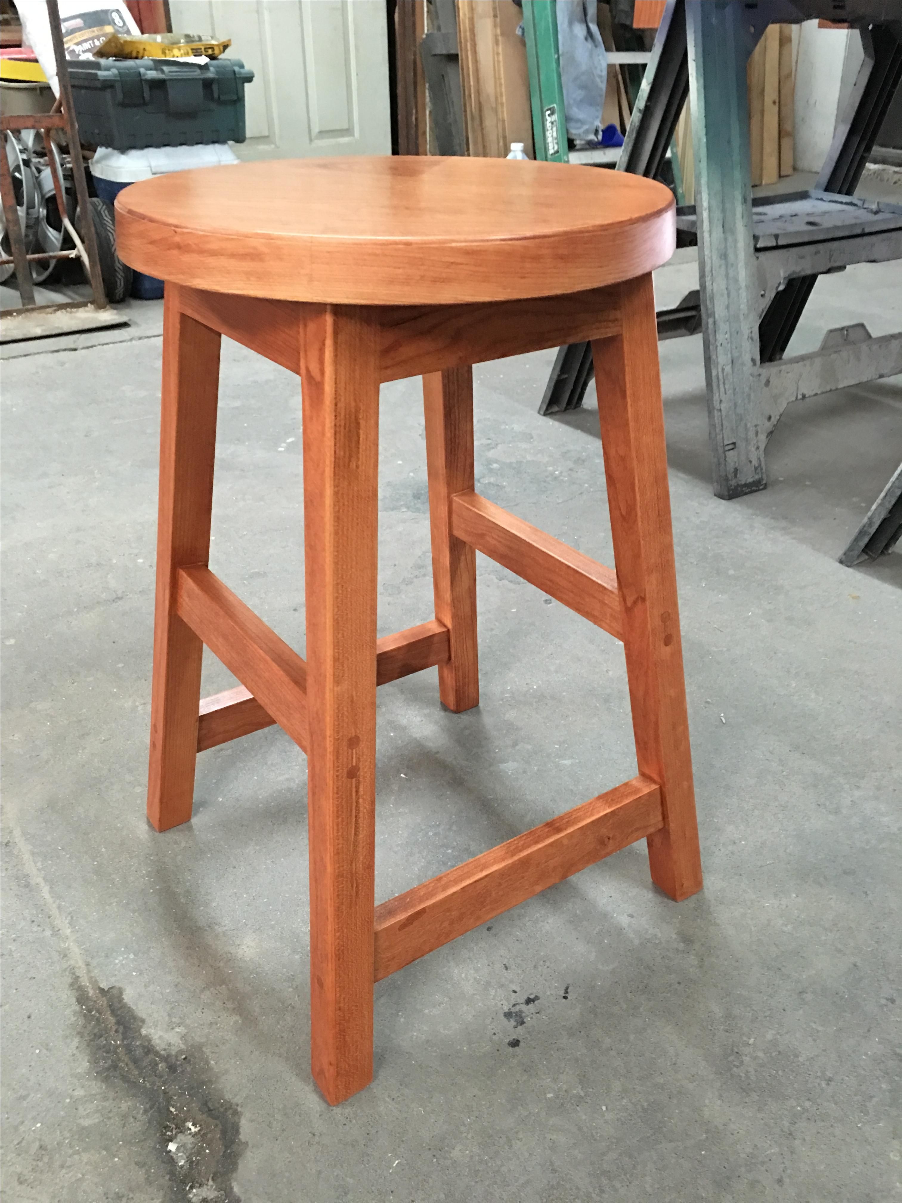 Custom Kitchen Table And Stools. by Gary Moore Furniture