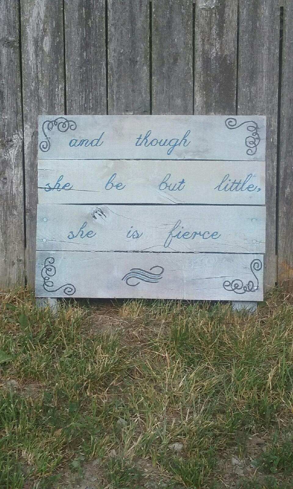 Hand Made Pallet Quotes by Brits Treasures