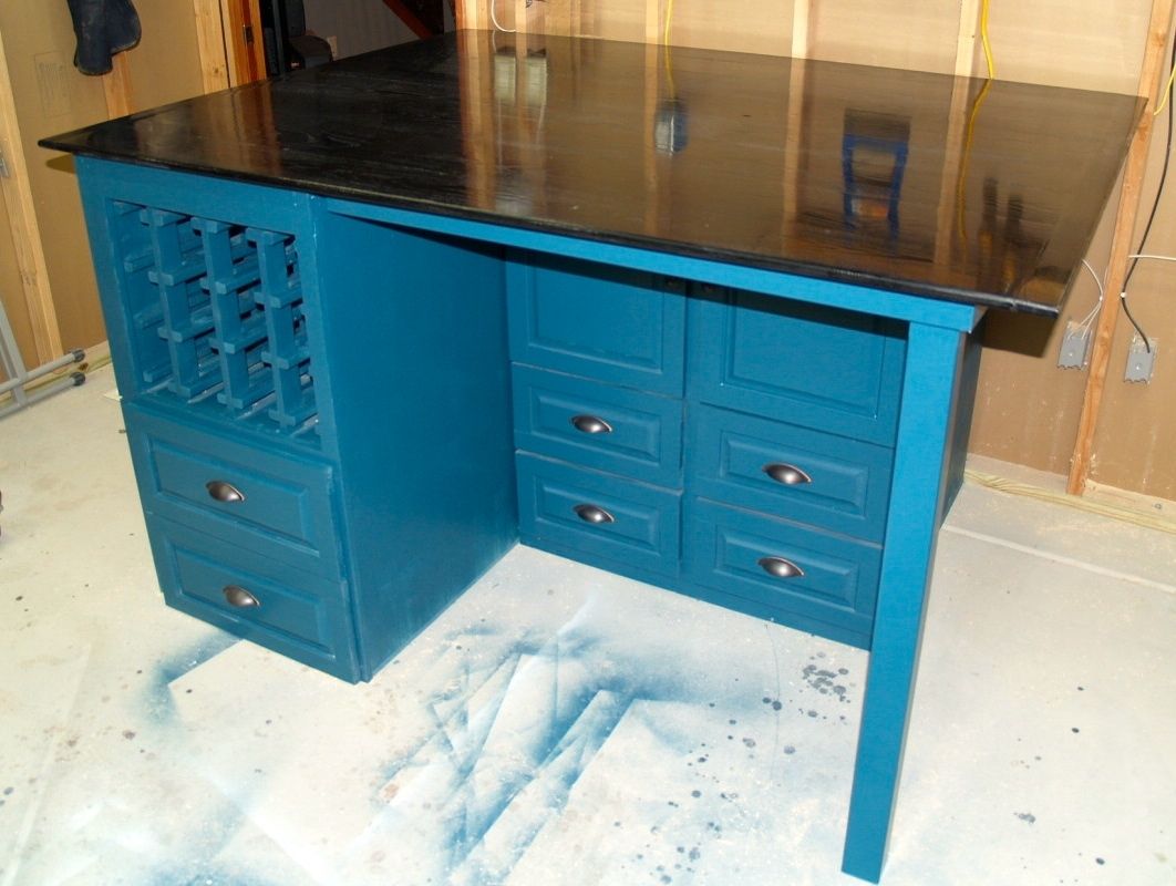 Custom Made Art Deco Kitchen Island by Cannon Custom Woodworking LLC