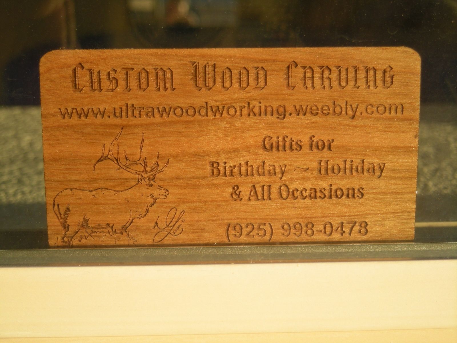 Custom Made Business Cards by Woodworking CustomMade.com