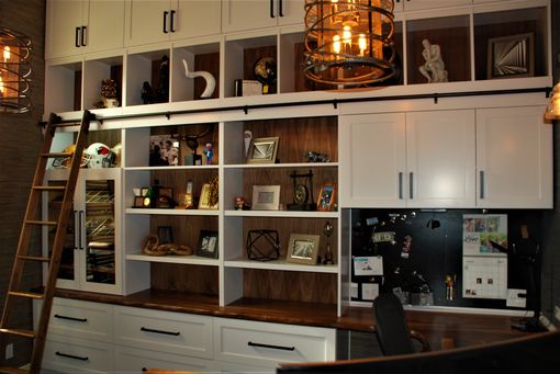 Custom Made Office Built-In Cabinets