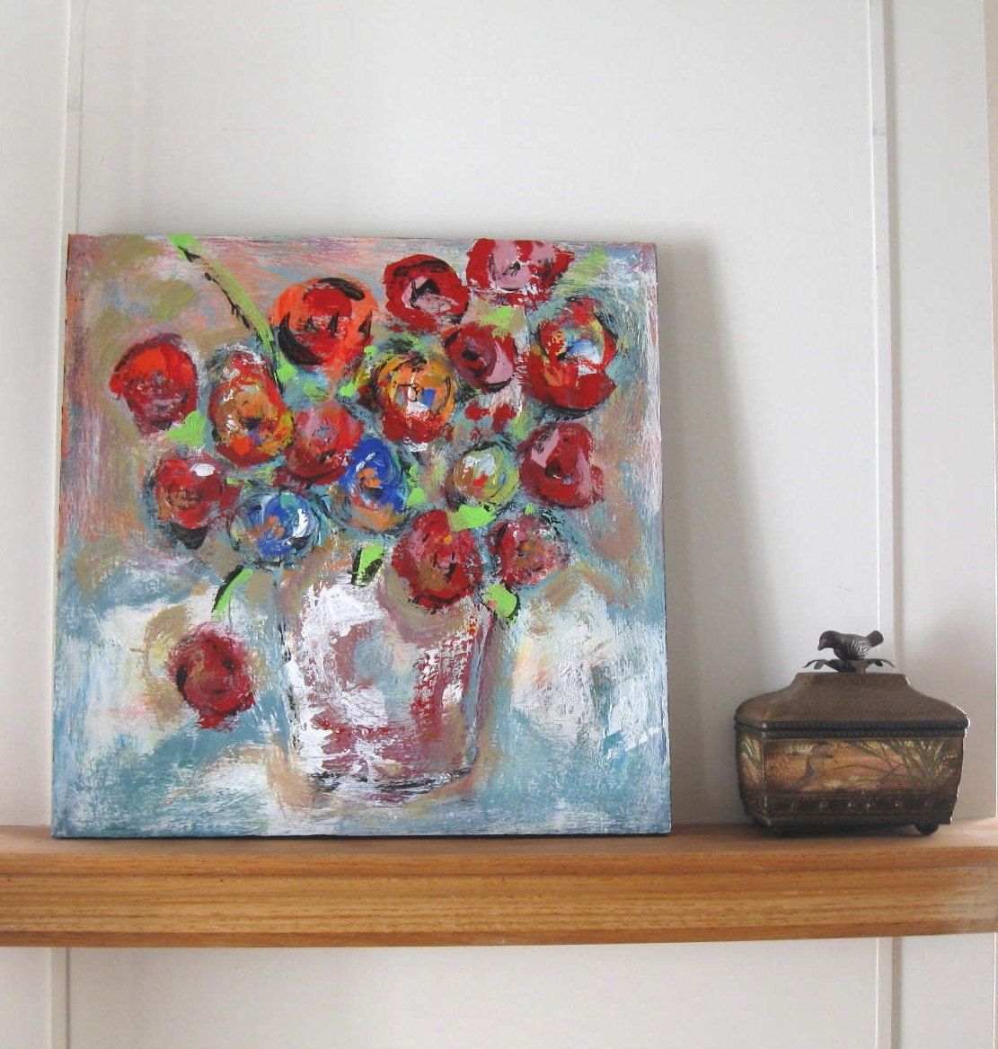 Custom Made Still Life Acrylic Painting Original Bold Modern ...