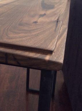 Custom Made Walnut Accent Table