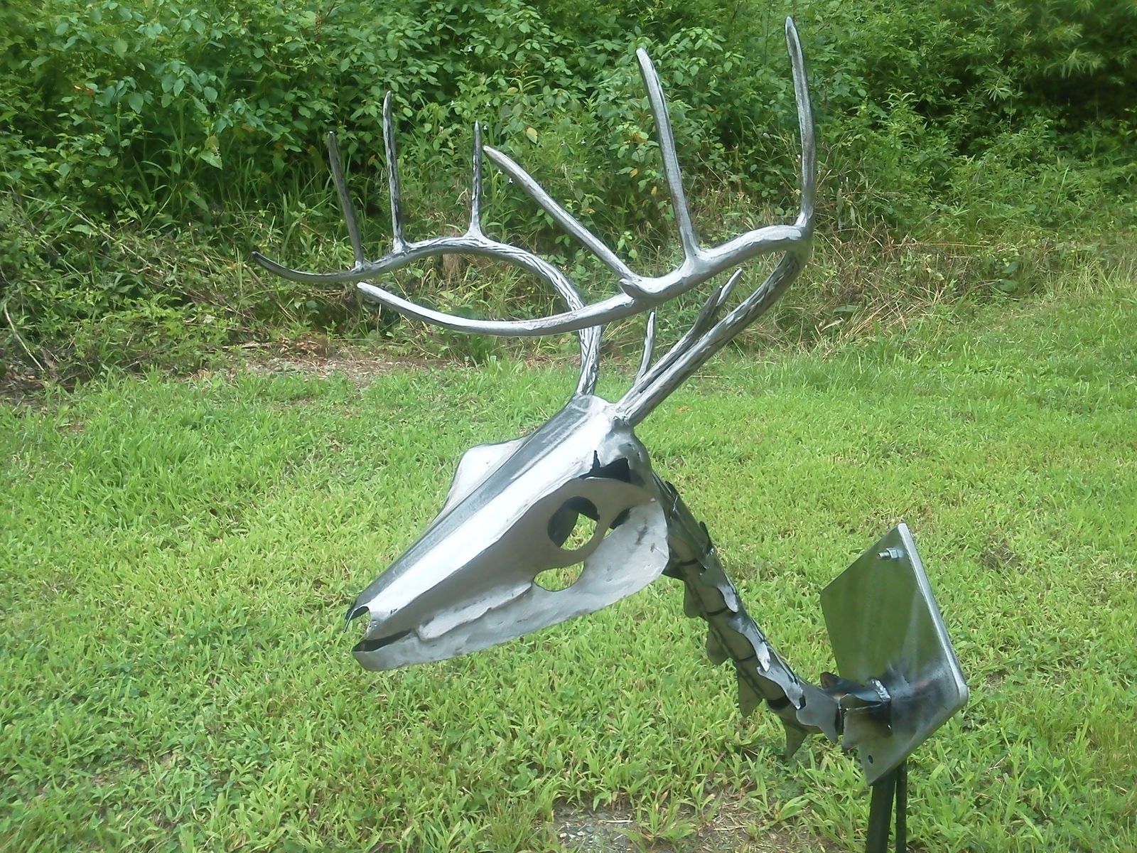 Custom Made Life Size Metal Deer Head by Appalachian Ironworks L.L.C ...