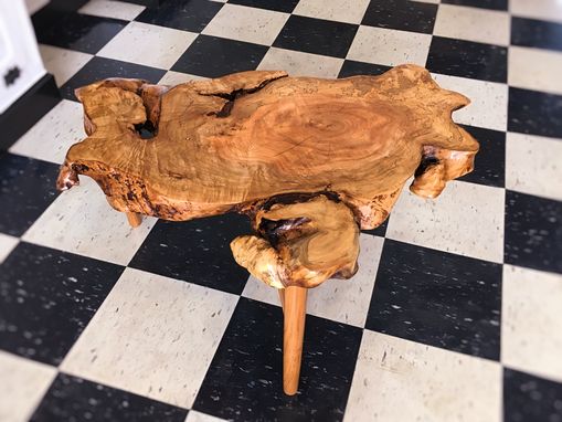 Custom Made Maple Burl Coffee Table