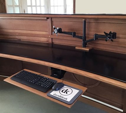 Custom Made White Oak Reception Desk