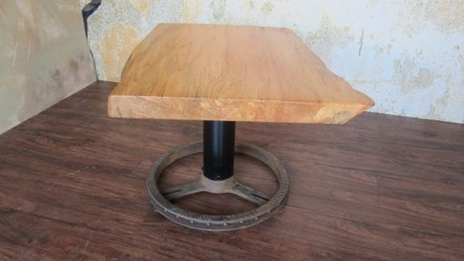 Custom Made Large Maple Side Table