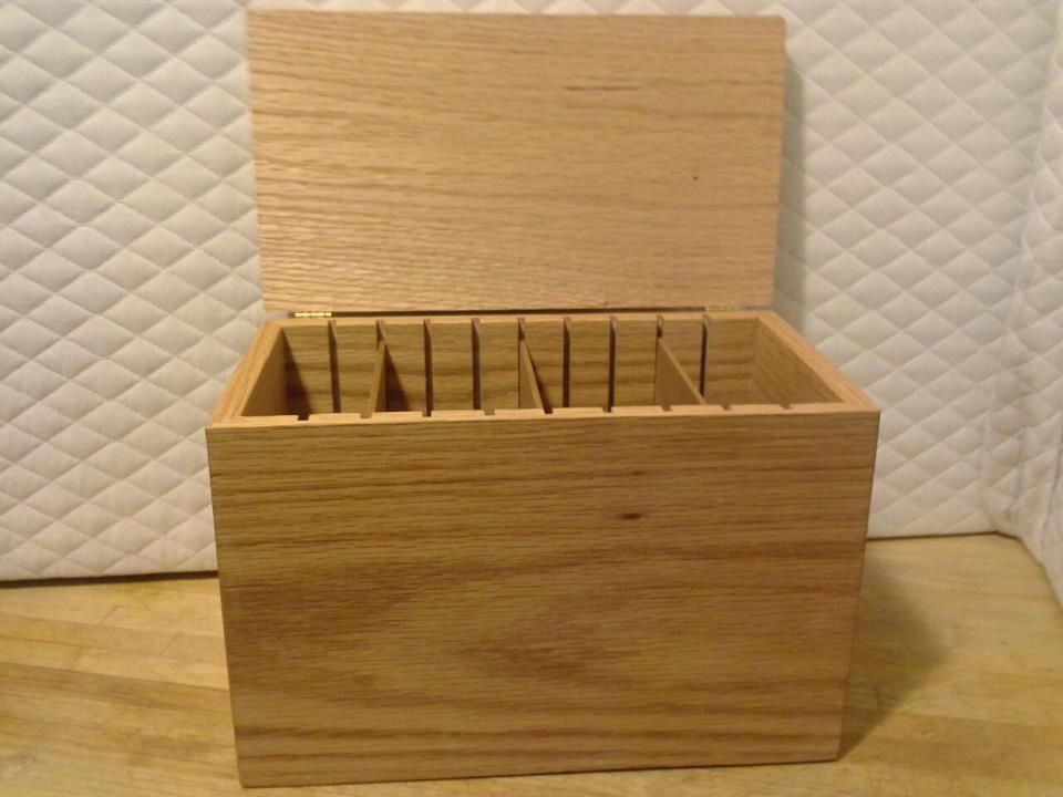 Custom Made Wooden Organizer Box by Emerald City Crafts