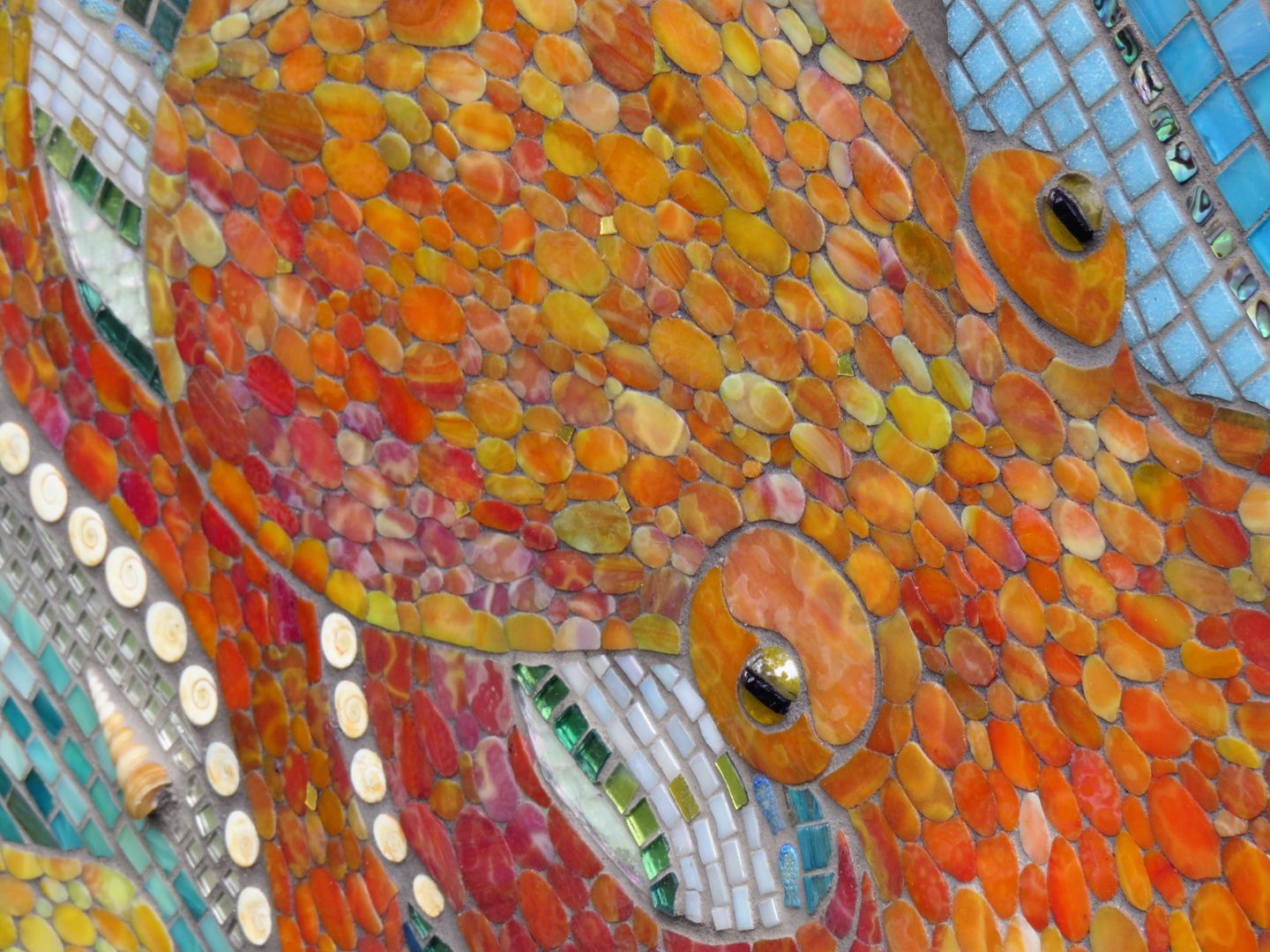 Buy Custom Made Octopus Mosaic, made to order from Made for Mosaics