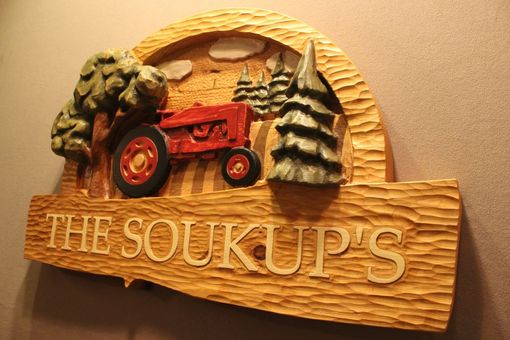 Custom Made Custom Farm Signs | Carved Wooden Signs | Tractor Signs | Home Signs | Cabin Signs | Cottage Signs