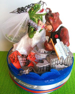 Custom Made Customized Wedding Cake Topper, Customized Wedding Centerpiece, Unique Wedding Cake Toppers