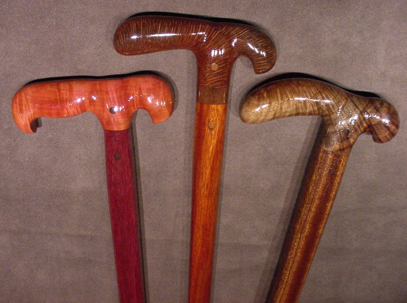Handmade Custom Fancy Hardwood Canes by Big Stick Canes