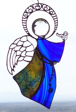 Custom Made Stained Glass Angels