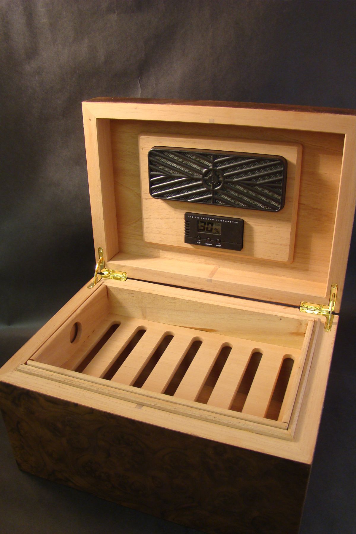 Hand Crafted Custom Inlaid Humidor by Mwb Studios