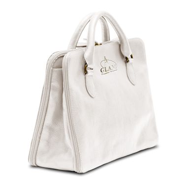 Custom Made Elegant Leather Handbag, Made In Italy,