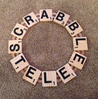 Custom Made Interconnecting 5" X 5" Scrabble Letters For Custom Plaques