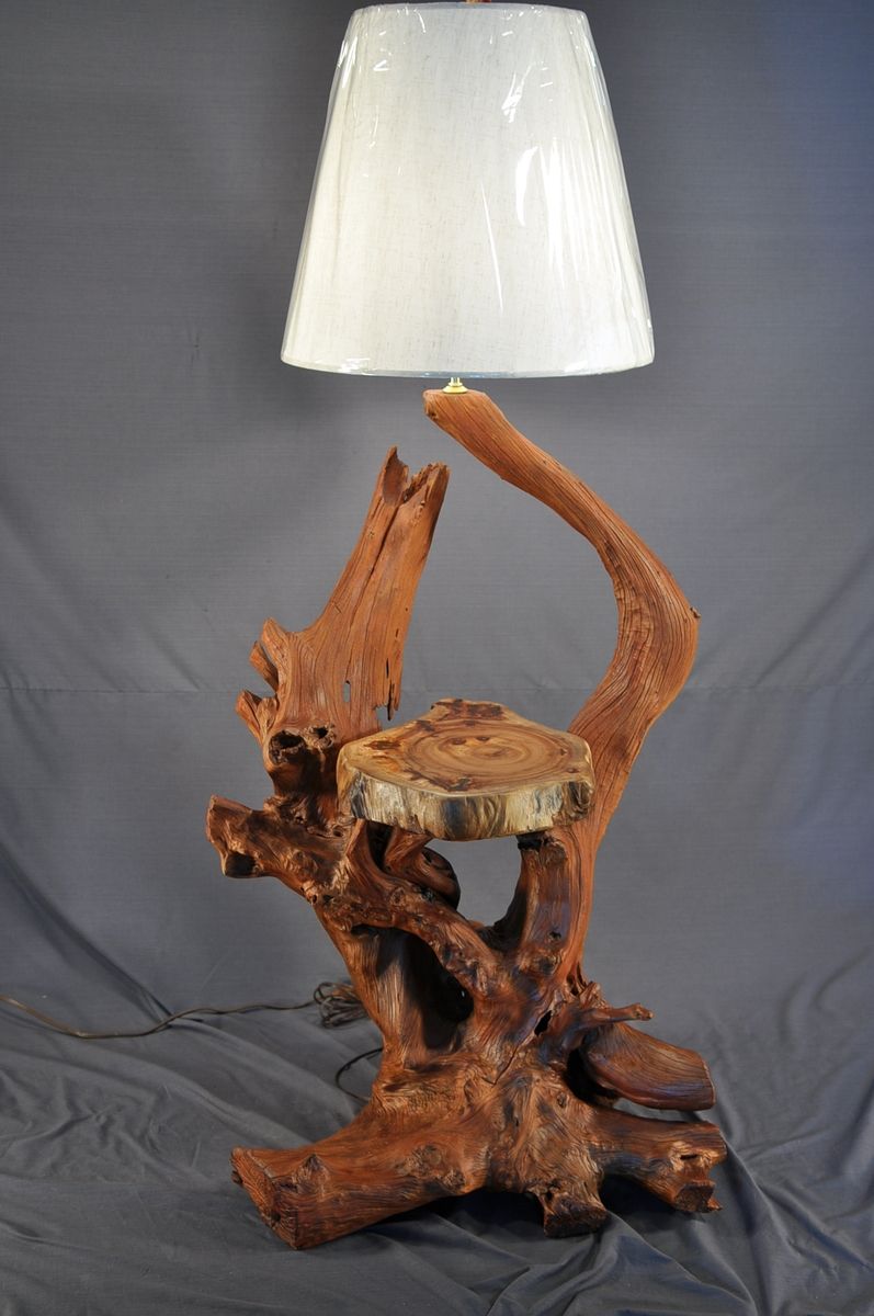 Handmade Driftwood Floor Lamp by Driftwood Decor ...