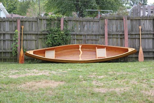 Custom Made Wood Strip Canoe