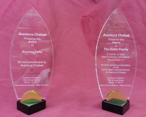 Custom Made Custom Acrylic Awards