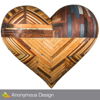 Custom Made Heart Wood - Sculpture