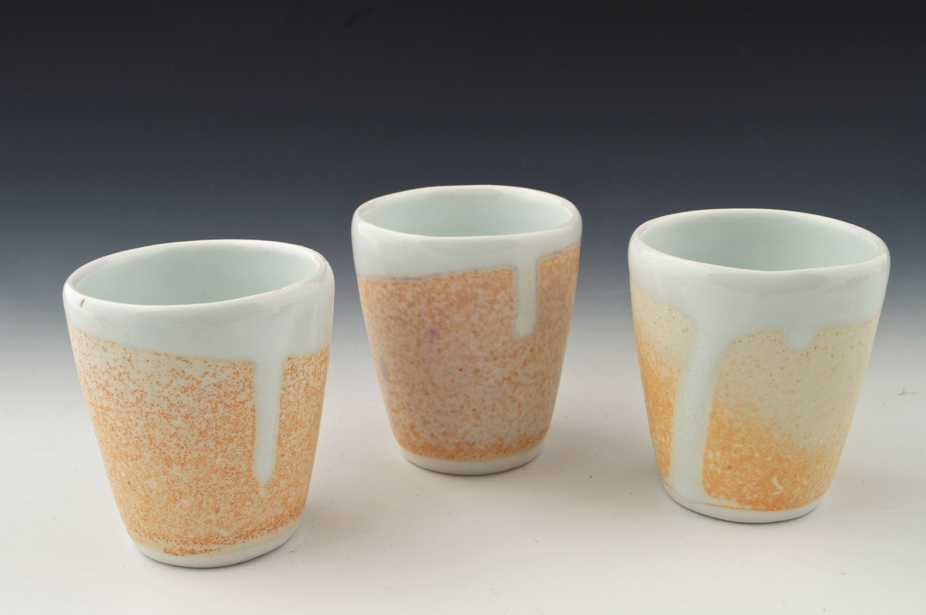 Hand Made Porcelain Sake Cups by JD Ceramic Design