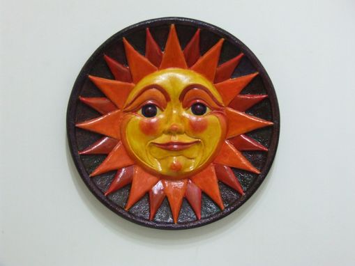 Custom Made Sun/High-Relief Sculpted Wall Art