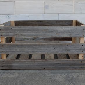 Hand Made Barn Wood & Reclaimed Cedar Crate by HistoricWoods by ...