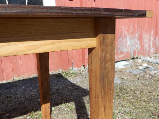 Custom Made Reclaimed Chestnut Farmhouse Dining Table