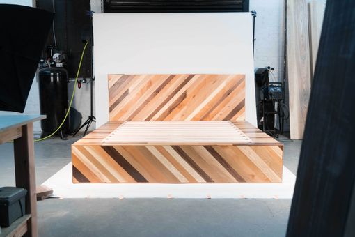 Custom Made Storage Platform Bed - Natural