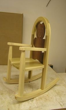 Custom Made Child's Teddybear Rocking Chair