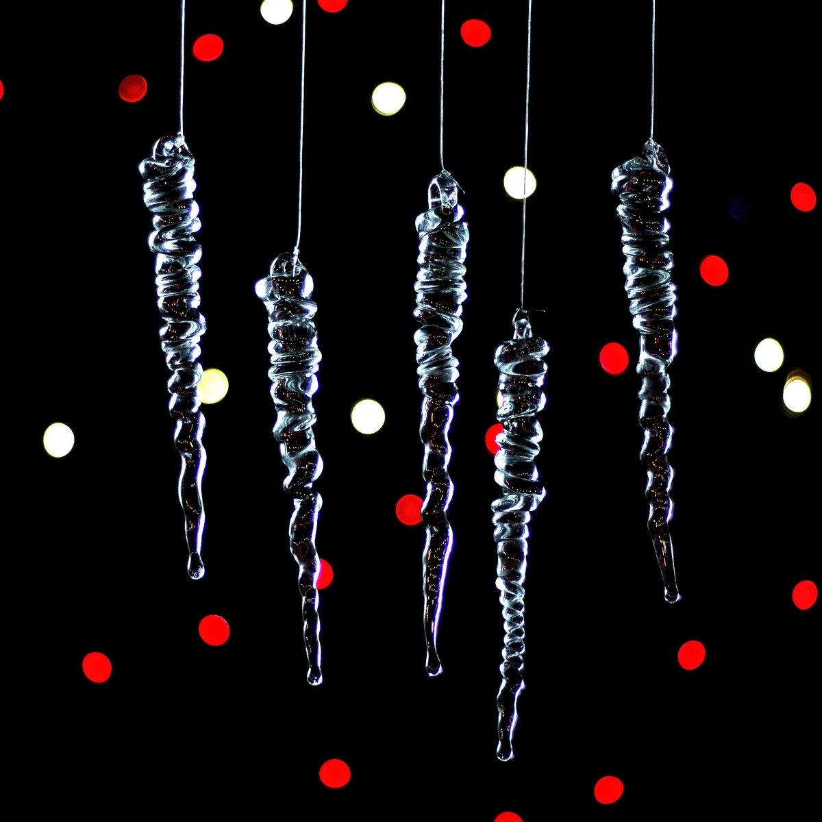 Buy Hand Made Glass Icicles Christmas Tree Holiday Ornaments, made to