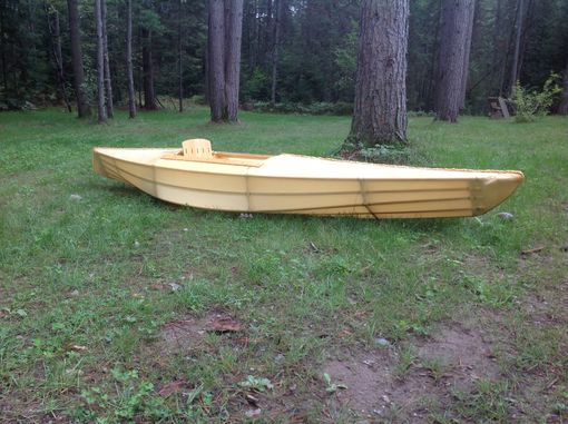 Custom Made Skin On Frame Wood Kayak With Polyester Skin.