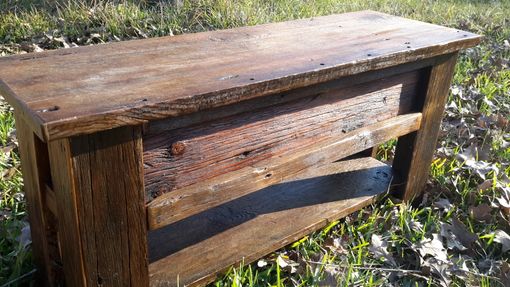 Custom Made Authentic Montana Made Barnwood Bench