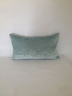 Custom Made Sea-Foam Silky Velvet Pillow Cover
