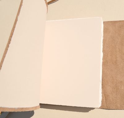 Custom Made Elegant Handmade Parchment Paper Journal Diary Watercolor Art Notebook (533)