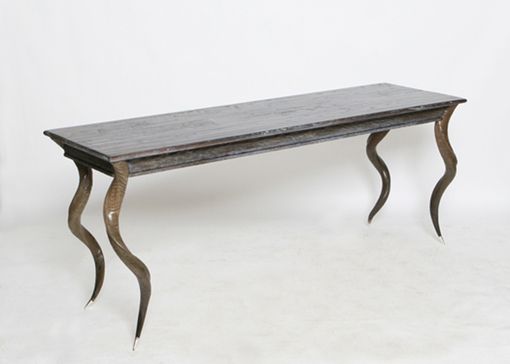 Custom Made Handcarved Kudu Desk