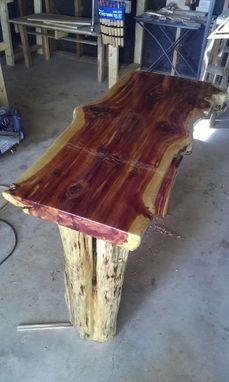 Custom Made Red Cedar Coffee Or Sofa Table