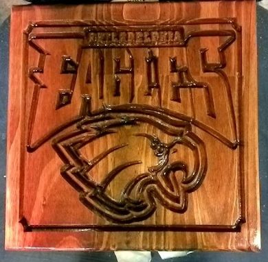 Custom Made Dallas Cowboys And Philadelphia Eagles Logos