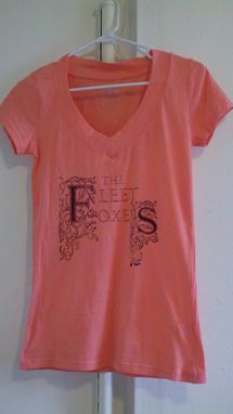 Custom Made Sale The Fleet Foxes Small Or Large Salmon Pink Shirt, Ready To Ship