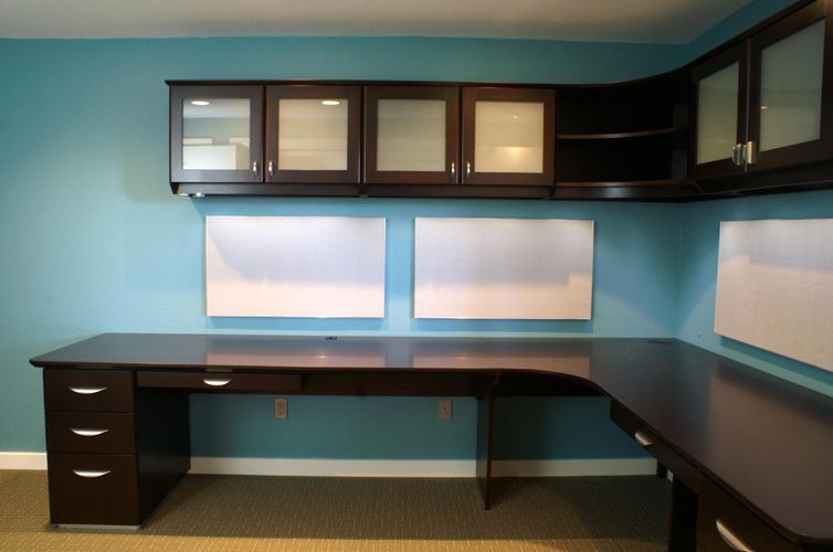 Custom Contemporary Desk System By Roltgen S Woodworks Custommade Com